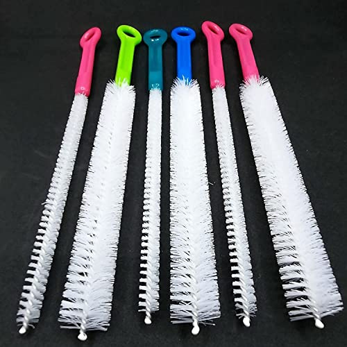2 Size Pack Nylon Tube Spiral Brush Bottle Sink Drains Pipe Cleaning Brushes Bendable Flexible for Narrow Neck Skinny Spaces of Water Beer Wine Baby Bottles,Pipes,Tubes,Flasks,Straws