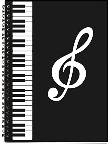 BestSounds Manuscript Paper, Blank Staff Paper Sheet Music Composition Notebook Piano Accessories Gifts, 50 Pages 10 Staves (#D)