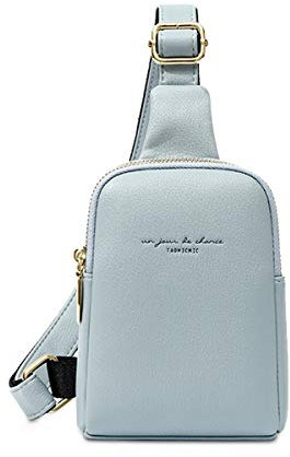 ADITAM Damen Umhängetasche Umhängetasche Schulter Brusttasche Kleine Multifunktions Umhängetasche Lippenstift Tasche für Mädchen Mini Handtasche Leicht mit Kartenfächern Double The Comfort