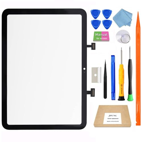 [NO LCD] Digitizer für iPad (10. Generation) || iPad (A16) Display Glas Touchscreen Modell (A2696 A2757 A3354 A3355 A2777) für 2022 iPad 10th Gen (10.9 Inch) || 2025 iPadA16 (11 Inch)+Toolset