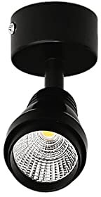 5W / 7W Faretto piccolo montato in superficie Plafoniera a LED Lampada singola Soffitto Soggiorno nordico Tubo piegato Illuminazione a binario Sfondo Lampada da parete Lampada da parete Downlight Nero