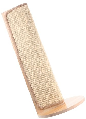 DECOMELODY Protector Esquinas Gatos Rascador De Pared Sisal Natural Base Esquina para Rascar Uñas Alfombrilla Resistente para Muebles Interior Fácil Instalación y Limpieza