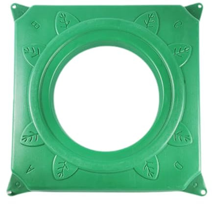 LOVIVER Insel Pflanzer für Teiche, Quadratpflanzer Schwimmbett, Wasseranbausystem für Feuchtgebiet, Garten, Teich