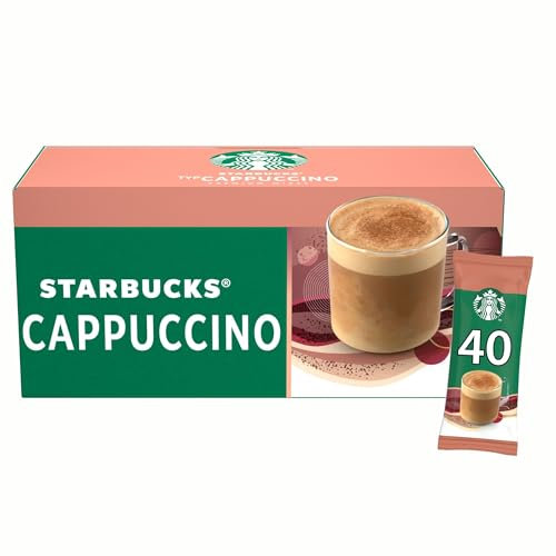 STARBUCKS Premium Instant Cappuccino Preparato Solubile Latte e Caffè, 40 Bustine da 18g (720g)