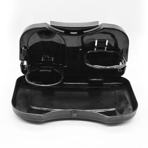 WNYAILLL Car Seat Tray, Folding Car Travel Back Seat Storage Table, Drink Food Cup Tray Holder Stand Desk, Auto Interior Organizer Storage Pallet, Travel Tray for Kids(Black)