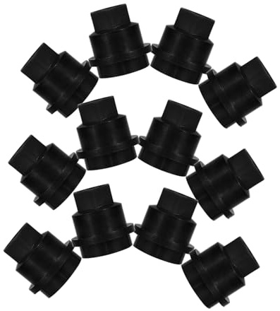 HORIALENCE 20 Piezas Tapas de Tuerca de Rueda de Cubiertas de Plástico para Protección de Tornillos de Llanta Accesorios para Automóviles Instalación y Compatible con Diversas y