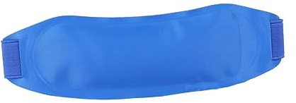 Hemobllo Fascia Refrigerante Ghiaccio Gel Riutilizzabile per Fronte Adulti con Impacco Freddo per Febbre Morbida e Portatile per Traumi e Controllo Temperatura Blu