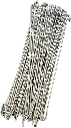 Steel Chain Hook Ties with Erosion Resistance Multipurpose Metal Fastening for Link Fence Installation & Repair Strong Link Fence Fasteners