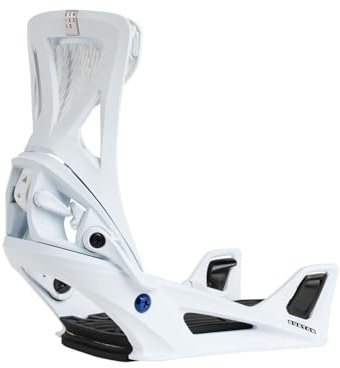 Burton – Fijaciones de snowboard Step on Genesis Re:Flex White para hombre, talla L, color blanco