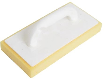 LOVIVER Cazzuola per stucco, cazzuola per finitura, 28x14 cm, utensili per muratura ergonomici e portatili, frattazzo in schiuma per intonacatura a secco, per