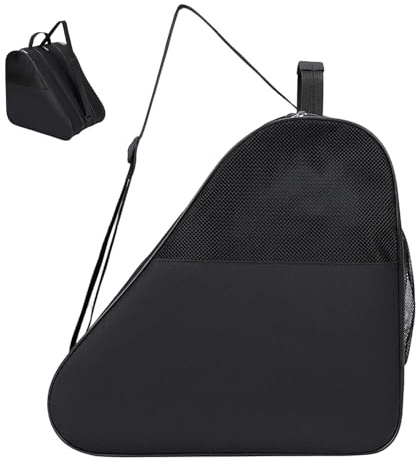 Rollschuhtasche – Dreiecks-Fußausrüstungs-Rucksack mit 3 Taschen, große Kapazität, Skatetasche für Pendler, Match, Reisen, Fitnessstudio, Outdoor, Flugzeug, täglichen Wettbewerb