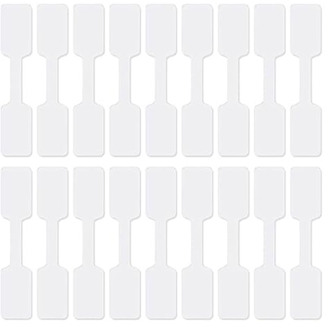 Healvian 100 Etiquetas Adhesivas de Color para Cables, Organizador Grabable para Oficina, Identificador Práctico para Cables Eléctricos y Ethernet, Etiquetas para Gestión Electrónica
