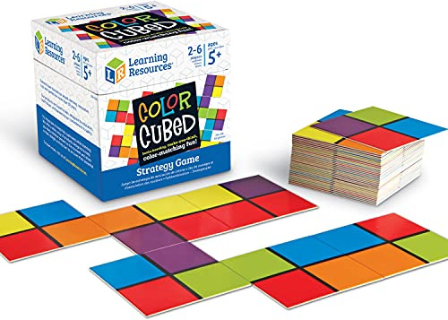 Learning Resources Colour Cubed Gioco di Strategia per Bambini 5+ Puzzle a Colori Pensiero Logico Matematica Regalo Natale Famiglia
