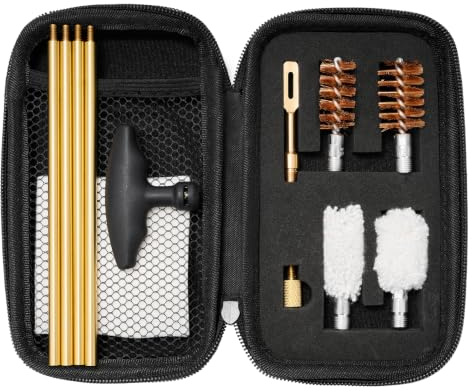 Boosteady Gun Cleaning Kit Waffenreinigungsset Schrotflinte Reinigungsset Schrotflinte Reinigungsbürste Reinigungsmop für 12 und 20 Gauge