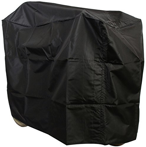 FabaCare Scooter Schutzhaube Premium, Abdeckhaube für Elektroscooter, wetterfest, reißfeste Scootergarage, Abdeckplane schwarz, FabaCare Spezialversiegelung, XL 175 x 72 x 120 cm