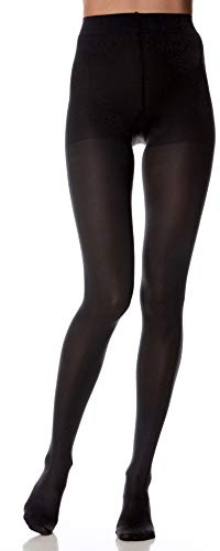 Scudotex Collant Coprente, Maglia Rete, Nero, 140 Denari, Misura 3