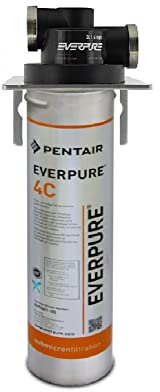 Kit completo filtrazione acqua con filtro compatibile con Everpure 4C Testata QL1 rubinetto a 1 Via tubi e raccordi
