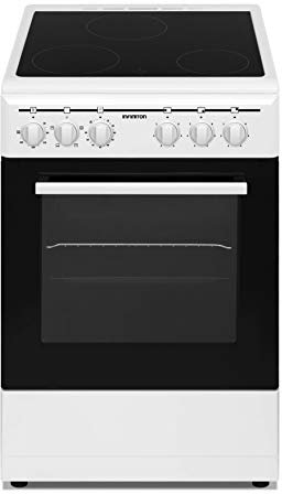 COCINA ELECTRICA CON HORNO CC-V350G INFINITON (Vitroceramica 3 Zonas + Horno Electrico, Ancho 50CM)