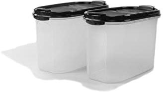 Tupperware Eidgenosse 1,1 L schwarz mit Schütte Vorratsdose Vorrat Dose Modular (2)
