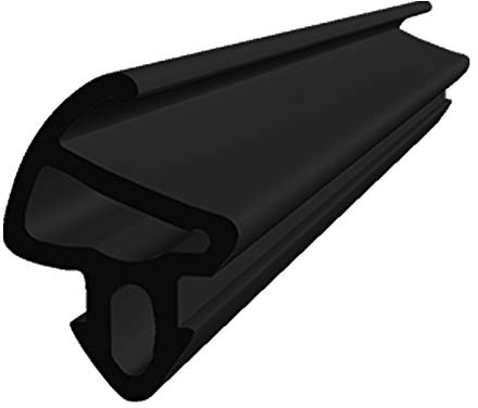 Horivert Fensterdichtung S-1150 schwarz 5m Gummidichtung Tür Balkon Dichtungsband Oberlicht Scheibe Luftzugstopper PVC Fenster Kunststofffensterdichtungen