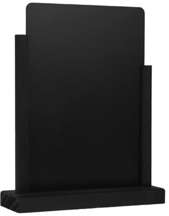 Olympia Elegante Tafel in schwarz, A4, 297 x 210 mm, leicht abwischbar, langlebig, gewerbliche Küche, Restaurant, Café, Tisch, Menü, Hinweisschild, Tafel