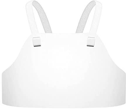 Ronyme Brustschutz Karate Verstellbarer Riemen Fechten Sportschutz für Schwere Schläge, Männer XL 100cm+