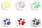6PCS Tapa de Joystick con Diseño de la Patita de Gato, Silicona Tapas de Agarre para el Pulgar Compatible con Nintendo Switch & Switch Lite