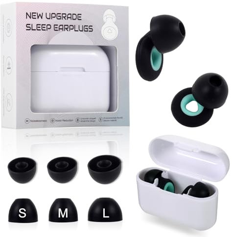 Tappi per le orecchie per dormire per la notte protezione dell'udito in silicone protezione dal rumore tappi per le orecchie tappi per il sonno morbidi e riutilizzabili in S/M/L