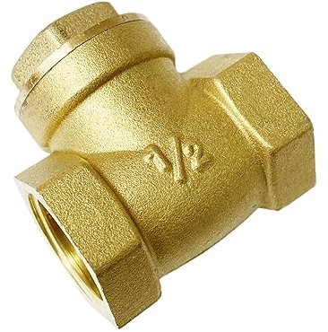 Clapet anti-retour à sens unique en laiton, 1/2 , 3/4, 1 , 1-1/4, 1-1/2 , 2, filetage femelle BSP(1 Inch)