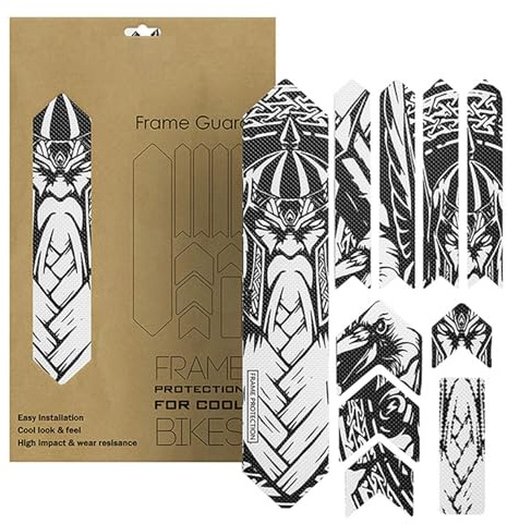 Bicycle Protective Film Pattern, Sticker for Bicycle Frame Reflector, Bicycle Protection Sticker Frame Protection, Mountain Bike Frame Protection Film, Waterproof Sticker Protection for MT-B Road Bike