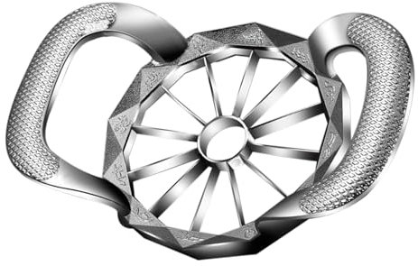 Outil coupe-fruits Trancheuse 2-en-1 manuelle ergonomique compatible