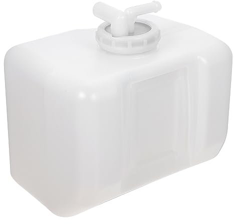 HORIALENCE Tanque Blanco Buena Adaptabilidad y Fácil Instalación Plástico de Desbordamiento para Automóvil para Modificación de Coche