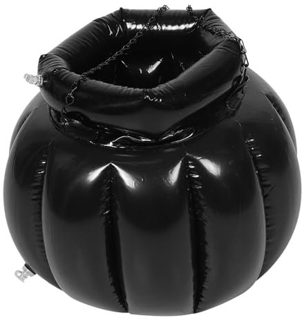 Yardwe Inflatable Witch Pot Cooler Halloween Cold Drink Container Inflatable Ice Storage Bucket Cauldron Pot Wine Bucket for Parties Decoration