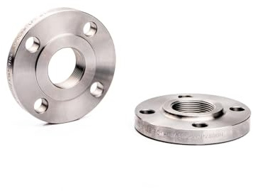 POLBERIS Flansch 2'' NPT 150lbs RF A105 threaded flange SA/A105 ANSI 150 RF NPT Stahlkessel Schweißstahl mit Anschlag Flansche Stahlflansche
