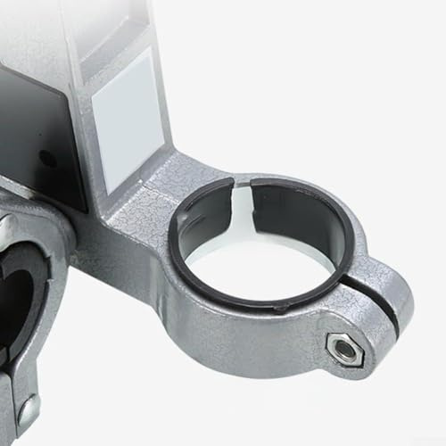Zilimontt Support réglable en fonte pour perceuses électriques de 38 à 42 mm avec design antidérapant et fentes d'étau pour le travail du bois et du métal (trou unique)