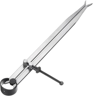 TA-VIGOR 11 Inch Inside Caliper Stainless Steel Adjustable Spring Calipers Straight-Leg, Precision Measuring Caliper Tool for Internal Diameter, Woodworking, Metalworking Engineering Callipers