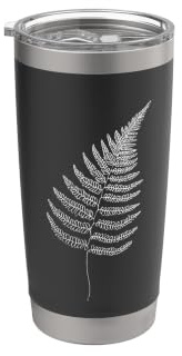 Fern Line Art Plant Lover Stainless Steel Insulated Tumbler