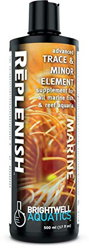 Brightwell Aquatics Rēplenish – Premium Trace & Minor Element Supplement for Marine Aquariums, Supports Healthy Fish, Corals, and Invertebrates, 500 ml