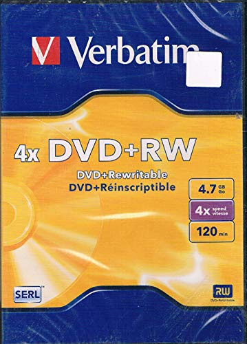 Verbatim DVD+RW 4,7 GB – Paquete de 1