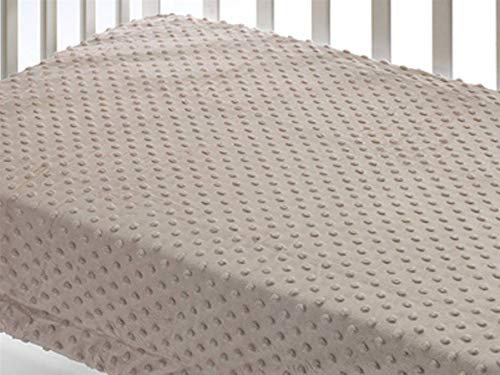 Mora Topitos Manta Infantil, Microfibra, Beige, 26.5x28x5 cm