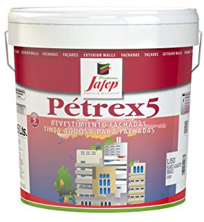 JAFEP Petrex 5 Liso Rojo Granada con conservante Antimoho 4 L.
