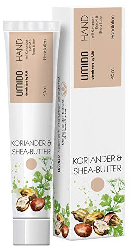 4 Stück Set Aktion UMIDO Hand-Lotion Set 45 ml Koriander & Shea-Butter | Handcreme | Pflegecreme | Lotion | Hautpflege | Handcreme Set