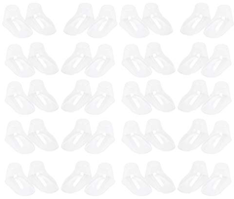 EXCEART 100 Pezzi Tendiscarpe in Plastica Stivaletti per Sagomatore Portascarpe Strumenti per Bambini Supporto per Monitor in Acrilico Corto Manichini PVC Stampo per Scarpe