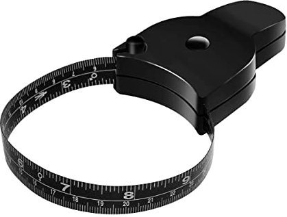 Tape Measure Body Retractable| Measuring Tape 60inch (150cm) Push-Button Retract and Lock Pin System| Portable Design Measurement Tape for arm,thigh,chest,waist, hips & more can be measured.(Black)