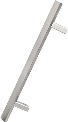 KOTARBAU® Außentürbeschlag Einseitiger Haustürgriff aus Edelstahl INOX 45 Grad 600 x 800 mm
