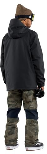 Volcom Roan Bib Overall Snowboardhose Salopette, Cloudwash Camo S4, L Uomo