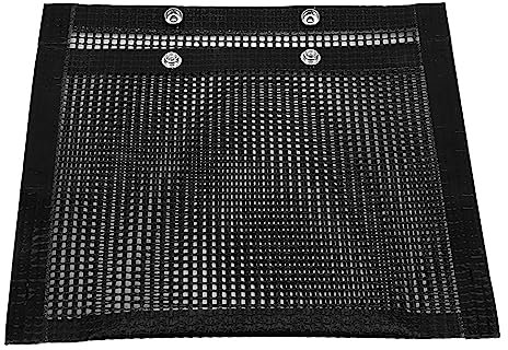Non-Stick Stor Mesh Grillpåse BBQ Mesh Grillpåse Stor BBQ Grill Meshpåse Värmebeständig BBQ Bake Bag Non-Stick Bakning Grillpåse för Utomhus Picnic Matlagning Grill(22 * 27 cm)