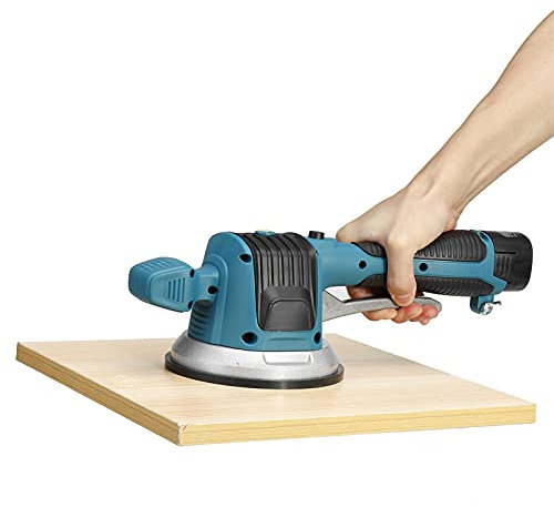 FLEAGE Potente piastrellatrice Vibrante per Piastrelle per Piastrelle 120X120 cm Macchina elettrica Portatile per la Posa di Pavimenti Livellatore Automatico Strumento per intonacatura Ventosa per
