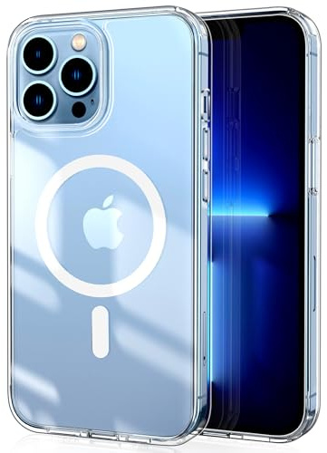 CACOE für iPhone 13 Pro Max Hülle mit Militärschutz für MagSafe Handyhülle | für iPhone 13 Pro Max Case,Transluzente Matte,37×N52 Magnete,12 Fuß Fallschutz,2400 GS Magnetkraft,Erhöhter Kameraschutz