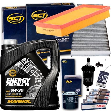 Filterset Zündkerzen+Mannol 5W30 Öl